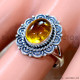 Amber 925 Sterling Silver Ring (SJWR-3119) Amber 925 Sterling Silver Ring (SJWR-3119)