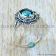 Blue Topaz 925 Sterling Silver Ring (SJWR-3125) Blue Topaz 925 Sterling Silver Ring (SJWR-3125)