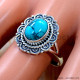 Turquoise 925 Sterling Silver Ring (SJWR-3126) Turquoise 925 Sterling Silver Ring (SJWR-3126)