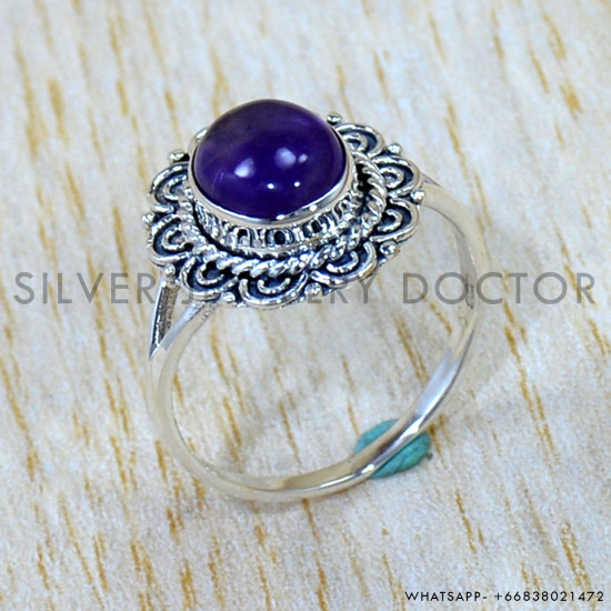 Amethyst 925 Sterling Silver Ring (SJWR-3127) Amethyst 925 Sterling Silver Ring (SJWR-3127)