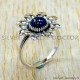 Lapis Lazuli 925 Sterling Silver Ring (SJWR-3128) Lapis Lazuli 925 Sterling Silver Ring (SJWR-3128)