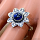 Lapis Lazuli 925 Sterling Silver Ring (SJWR-3128) Lapis Lazuli 925 Sterling Silver Ring (SJWR-3128)