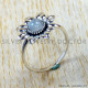 Rainbow Moonstone 925 Sterling Silver Ring (SJWR-3129) Rainbow Moonstone 925 Sterling Silver Ring (SJWR-3129)