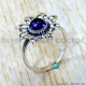 Amethyst 925 Sterling Silver Ring (SJWR-3132)
