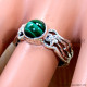 Malachite 925 Sterling Silver Ring (SJWR-3142) Malachite 925 Sterling Silver Ring (SJWR-3142)