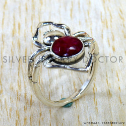 Ruby 925 Sterling Silver Ring (SJWR-3148) Ruby 925 Sterling Silver Ring (SJWR-3148)