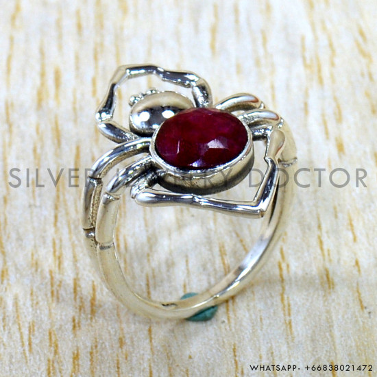 Ruby 925 Sterling Silver Ring (SJWR-3148) Ruby 925 Sterling Silver Ring (SJWR-3148)