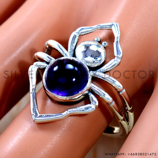 Amethyst 925 Sterling Silver Ring (SJWR-3149)