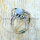 Rainbow Moonstone 925 Sterling Silver Ring (SJWR-3152) Rainbow Moonstone 925 Sterling Silver Ring (SJWR-3152)