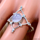 Rose Quartz 925 Sterling Silver Ring (SJWR-3154) Rose Quartz 925 Sterling Silver Ring (SJWR-3154)