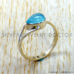 Chalcedony 925 Sterling Silver Ring (SJWR-3169) Chalcedony 925 Sterling Silver Ring (SJWR-3169)