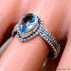 Blue Topaz 925 Sterling Silver Ring (SJWR-3173) Blue Topaz 925 Sterling Silver Ring (SJWR-3173)