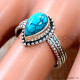 Turquoise 925 Sterling Silver Ring (SJWR-3174) Turquoise 925 Sterling Silver Ring (SJWR-3174)
