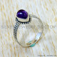 Amethyst 925 Sterling Silver Ring (SJWR-3176)