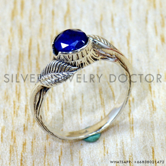 Sapphire 925 Sterling Silver Ring (SJWR-3178) Sapphire 925 Sterling Silver Ring (SJWR-3178)