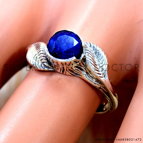 Sapphire 925 Sterling Silver Ring (SJWR-3178) Sapphire 925 Sterling Silver Ring (SJWR-3178)