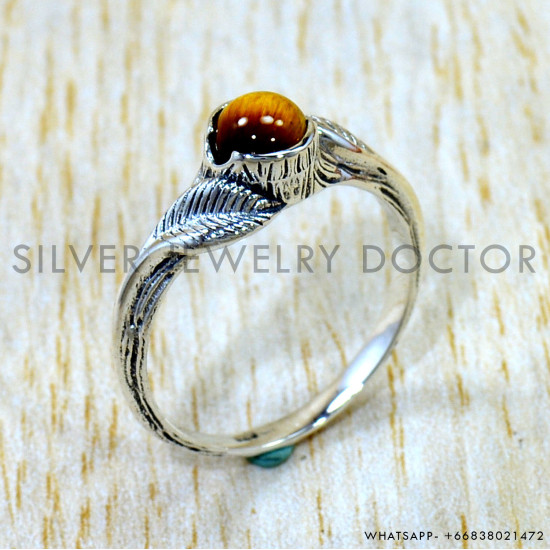 Tiger Eye 925 Sterling Silver Ring (SJWR-3179) Tiger Eye 925 Sterling Silver Ring (SJWR-3179)