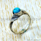 Turquoise 925 Sterling Silver Ring (SJWR-3180) Turquoise 925 Sterling Silver Ring (SJWR-3180)