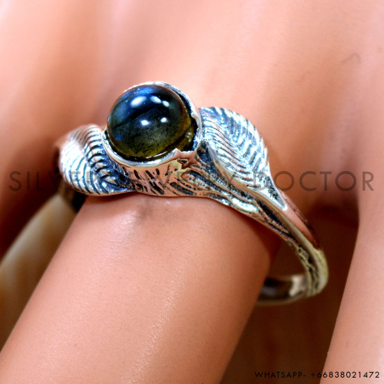 Labradorite 925 Sterling Silver Ring (SJWR-3182)