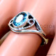 Blue Topaz 925 Sterling Silver Ring (SJWR-3186) Blue Topaz 925 Sterling Silver Ring (SJWR-3186)