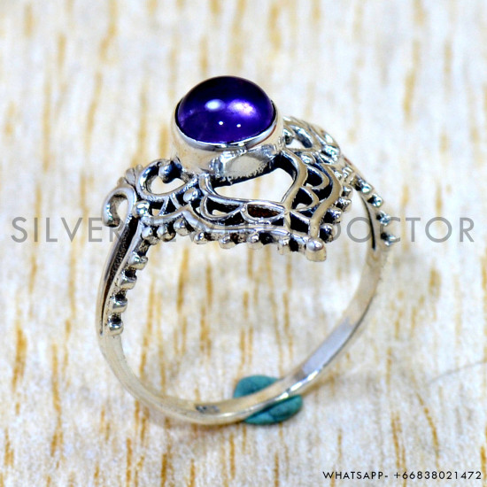 Amethyst 925 Sterling Silver Ring (SJWR-3188) Amethyst 925 Sterling Silver Ring (SJWR-3188)