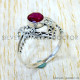 Ruby 925 Sterling Silver Ring (SJWR-3189) Ruby 925 Sterling Silver Ring (SJWR-3189)