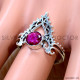 Ruby 925 Sterling Silver Ring (SJWR-3189) Ruby 925 Sterling Silver Ring (SJWR-3189)