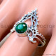 Emerald 925 Sterling Silver Ring (SJWR-3191) Emerald 925 Sterling Silver Ring (SJWR-3191)