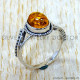 Amber 925 Sterling Silver Ring (SJWR-3196) Amber 925 Sterling Silver Ring (SJWR-3196)