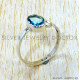 Blue Topaz 925 Sterling Silver Ring (SJWR-3199) Blue Topaz 925 Sterling Silver Ring (SJWR-3199)