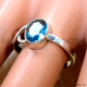 Blue Topaz 925 Sterling Silver Ring (SJWR-3199) Blue Topaz 925 Sterling Silver Ring (SJWR-3199)