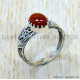 Carnelian 925 Sterling Silver Ring (SJWR-3206) Carnelian 925 Sterling Silver Ring (SJWR-3206)