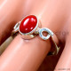 Coral 925 Sterling Silver Ring (SJWR-3208) Coral 925 Sterling Silver Ring (SJWR-3208)