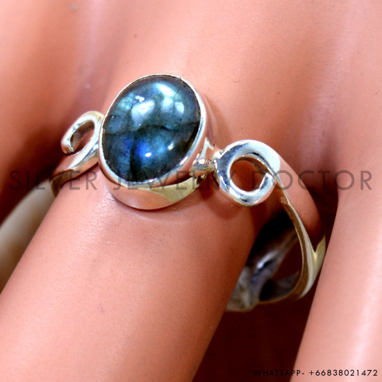 Labradorite 925 Sterling Silver Ring (SJWR-3209)