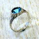 Blue Topaz 925 Sterling Silver Ring (SJWR-3218) Blue Topaz 925 Sterling Silver Ring (SJWR-3218)