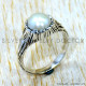 Pearl 925 Sterling Silver Ring (SJWR-3222)