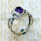 Amethyst 925 Sterling Silver Ring (SJWR-3225) Amethyst 925 Sterling Silver Ring (SJWR-3225)