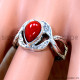 Coral 925 Sterling Silver Ring (SJWR-3227) Coral 925 Sterling Silver Ring (SJWR-3227)