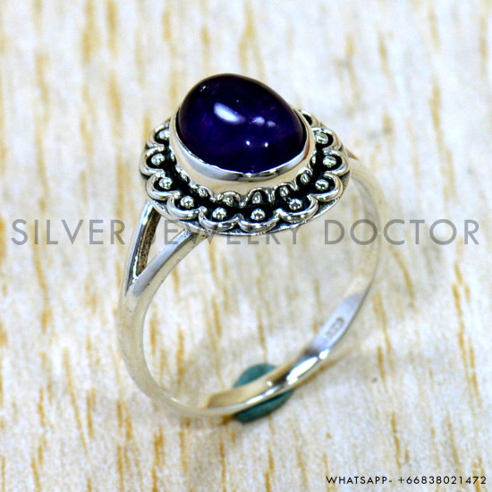 Amethyst 925 Sterling Silver Ring (SJWR-3228) Amethyst 925 Sterling Silver Ring (SJWR-3228)