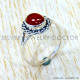 Carnelian 925 Sterling Silver Ring (SJWR-3230) Carnelian 925 Sterling Silver Ring (SJWR-3230)