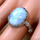 Rainbow Moonstone 925 Sterling Silver Ring (SJWR-3239) Rainbow Moonstone 925 Sterling Silver Ring (SJWR-3239)