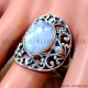 Rainbow Moonstone 925 Sterling Silver Ring (SJWR-3244) Rainbow Moonstone 925 Sterling Silver Ring (SJWR-3244)