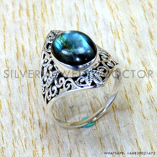 Labradorite 925 Sterling Silver Ring (SJWR-3251)