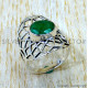 Emerald 925 Sterling Silver Ring (SJWR-3257)