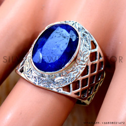 Sapphire 925 Sterling Silver Ring (SJWR-3260)