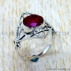 Ruby 925 Sterling Silver Ring (SJWR-3264)