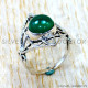 Green Onyx 925 Sterling Silver Ring (SJWR-3266)