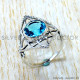 Blue Topaz 925 Sterling Silver Ring (SJWR-3267)