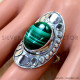 Malachite 925 Sterling Silver Ring (SJWR-3268)