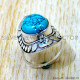 Turquoise 925 Sterling Silver Ring (SJWR-3272)